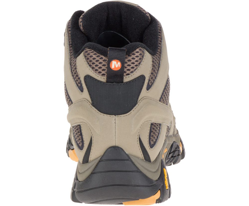 Merrell Hiking Boots Brown - Moab 2 Mid GORE -TEX® Wide Width - Mens 89XWLPHUB